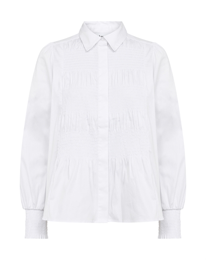 Leveté Room - LR-Isla Solid 117 Skjorte - White
